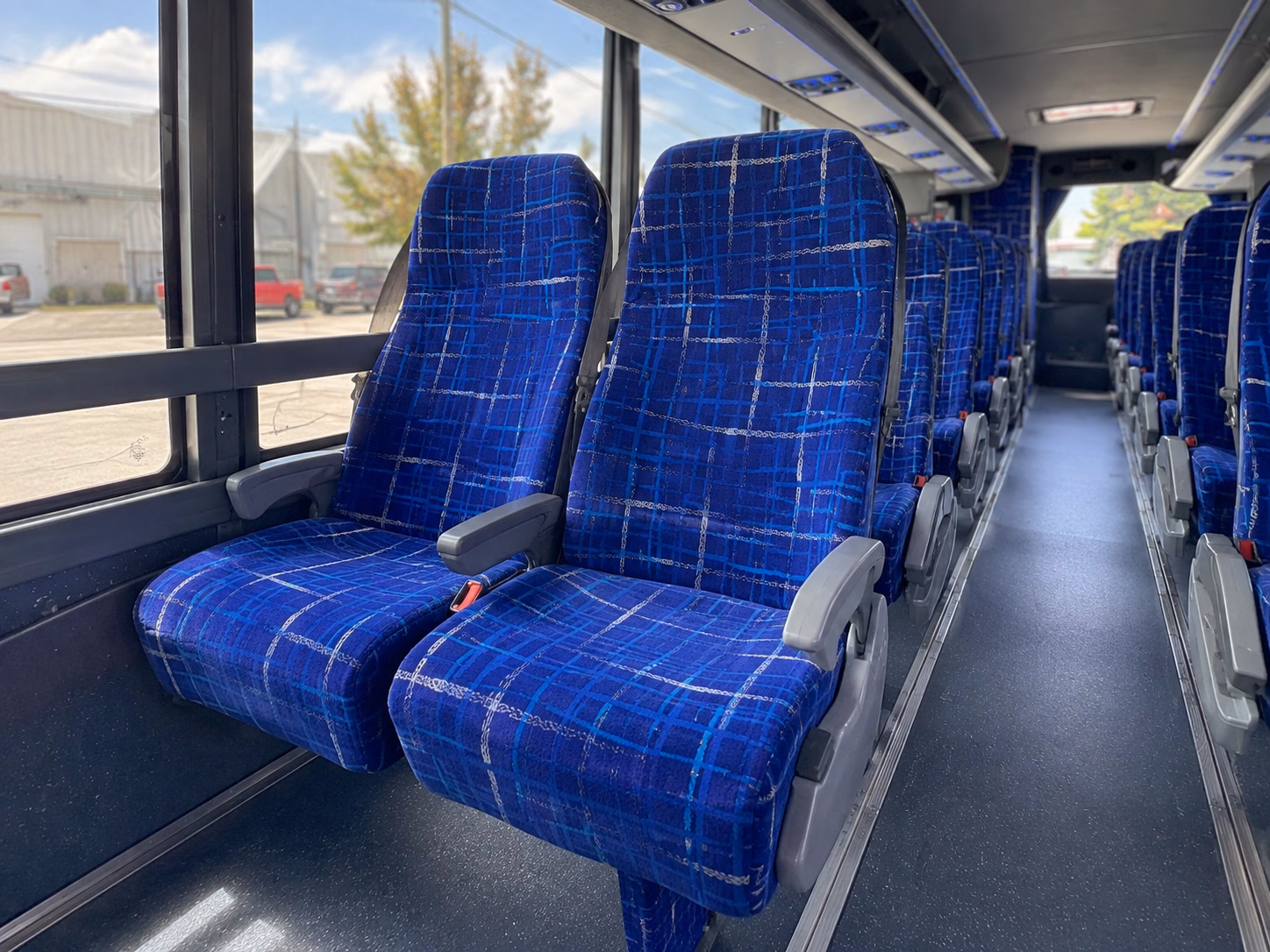 hempstead charter bus rental inside
