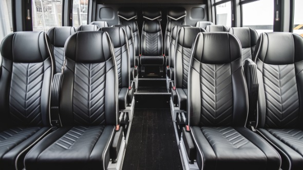 25 passenger minibus inside new rochelle