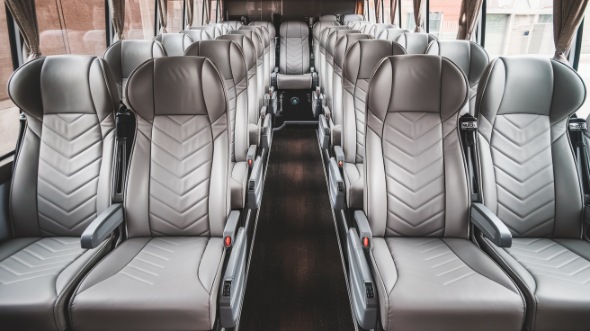 50 passenger charter bus interior