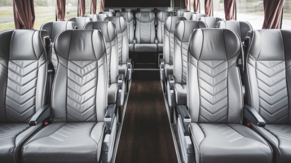 55 passenger charter bus interior