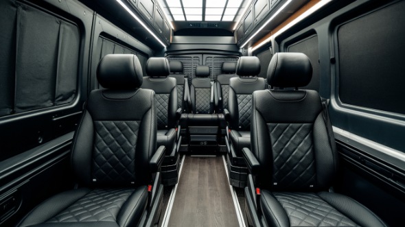 bronx sprinter van with driver interior